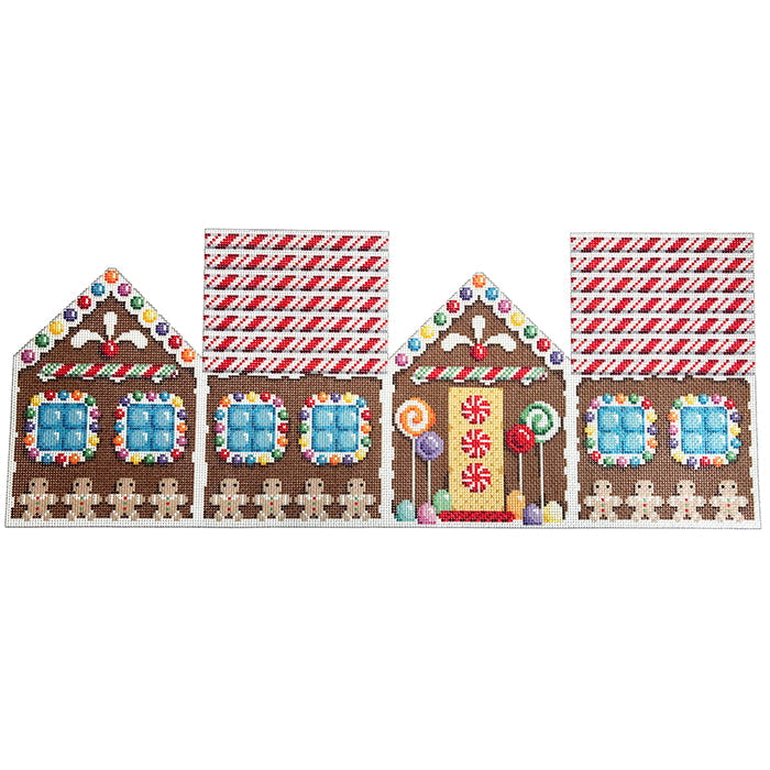 Candy Cane Roof Gingerbread House