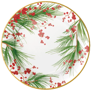 Berries & Pine Salad Plates