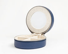 Load image into Gallery viewer, Round Jewelry Box - Navy
