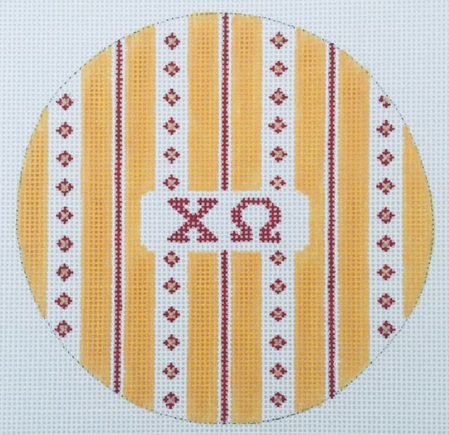 Chi Omega Retro Stripes