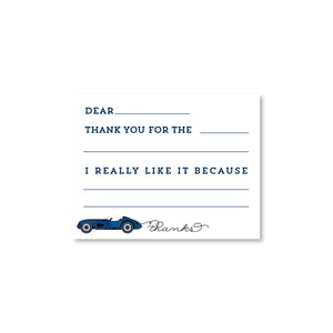 Race Car Boxed Note Cards