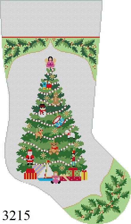 Holly Tree Stocking