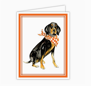 Coonhound with Bandana