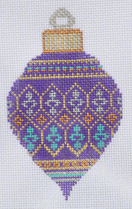 Purple Snowflake Bulb