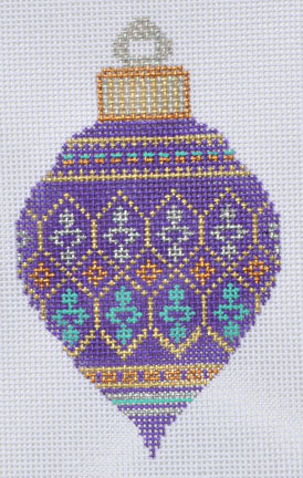 Purple Snowflake Bulb