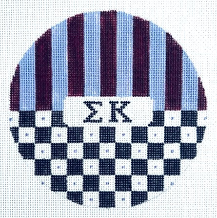 Sigma Kappa with Checks & Stripes