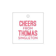 Load image into Gallery viewer, Gift Tag - Cheers T385
