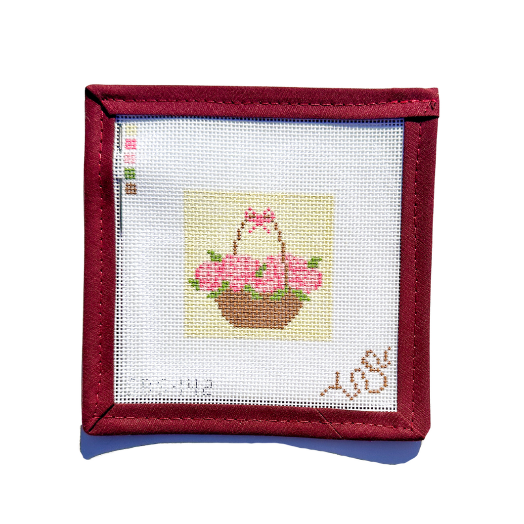 Mini Pink Hydrangea Basket
