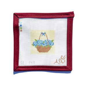 Mini Blue Hydrangea Basket