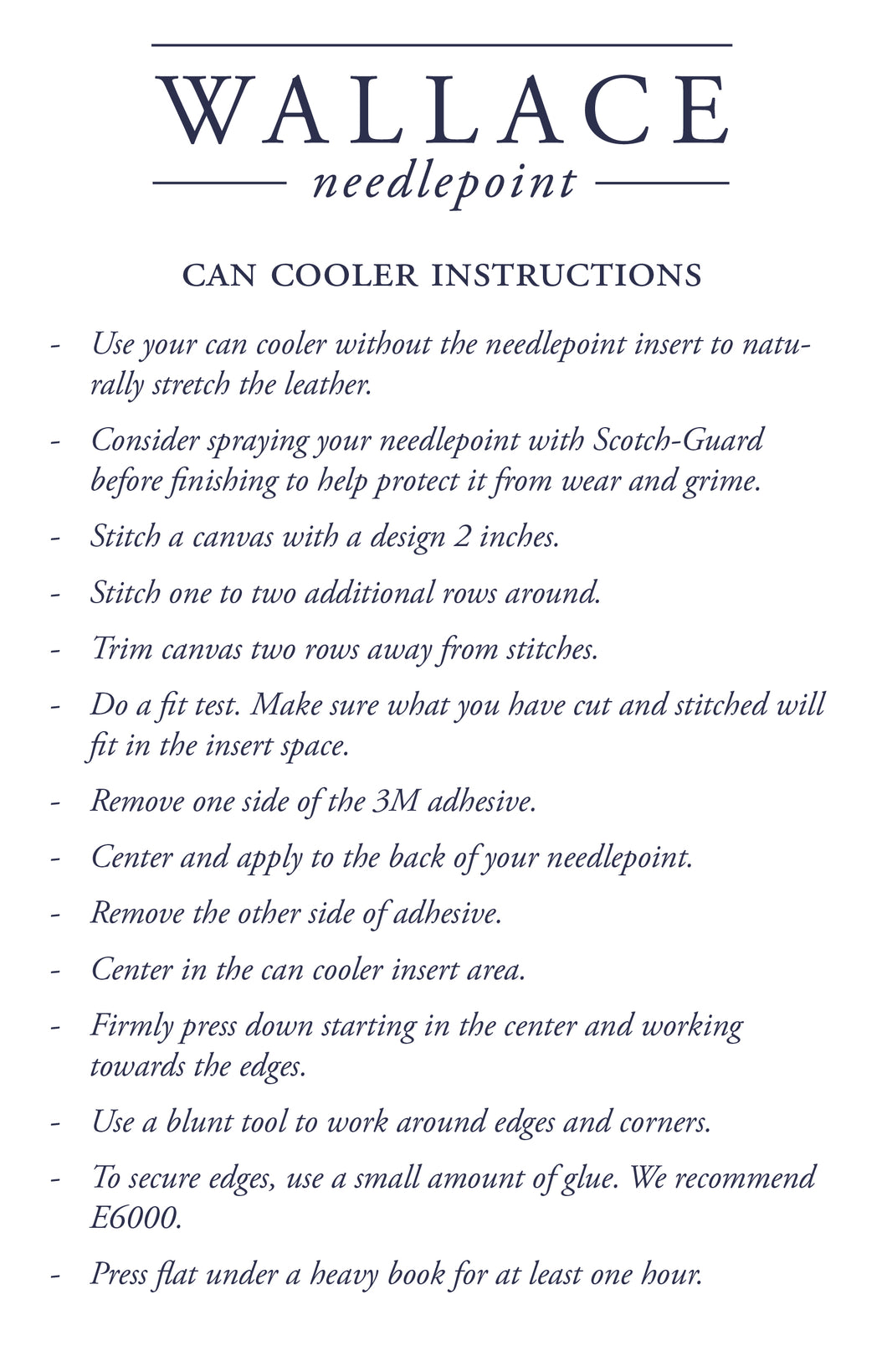 Leather Self-Finishing Can Coolers