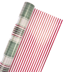 Reversible Green Plaid