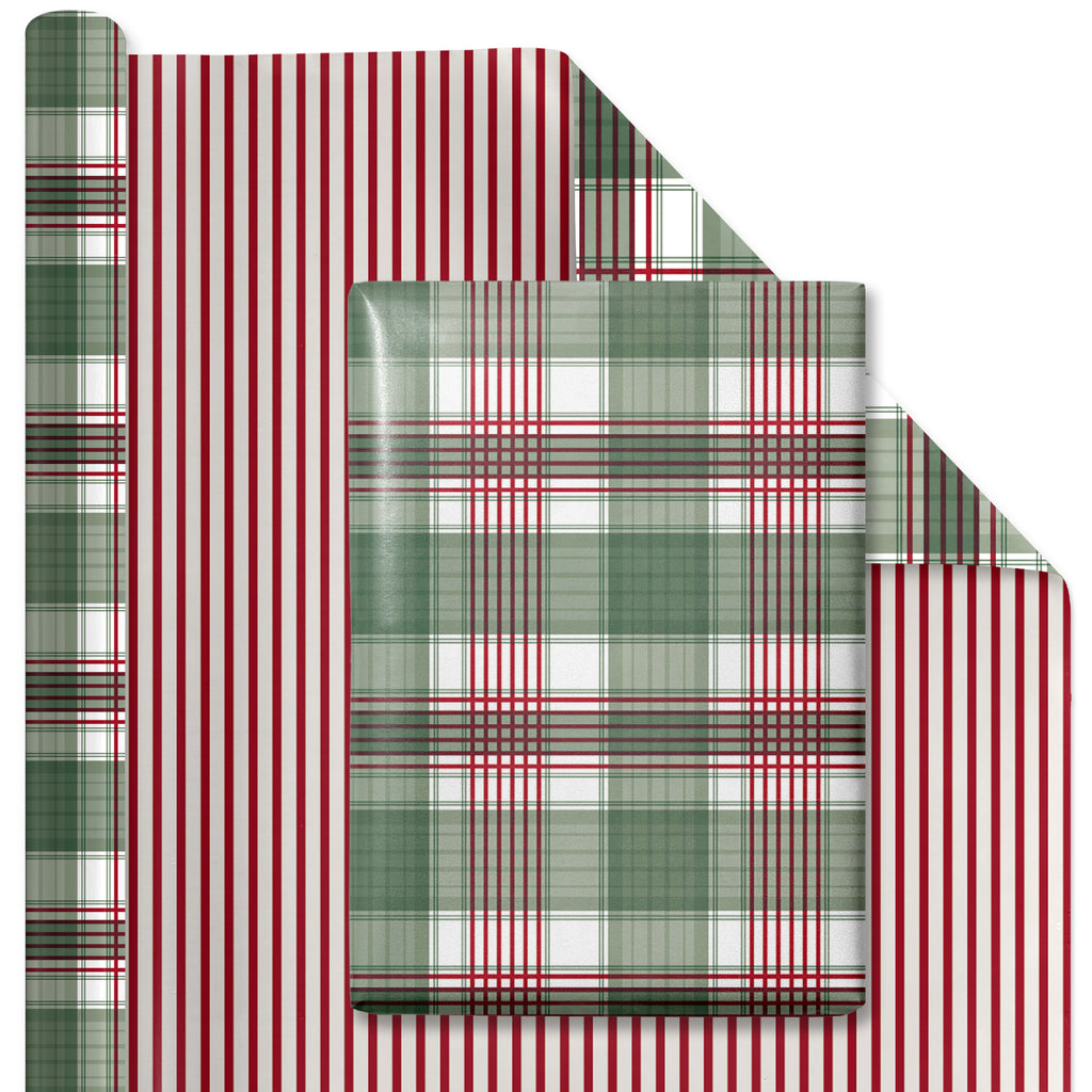 Reversible Green Plaid