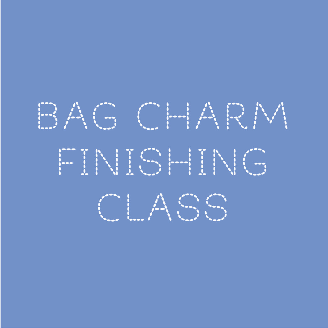 Needlepoint Finishing: Bag Charm Class
