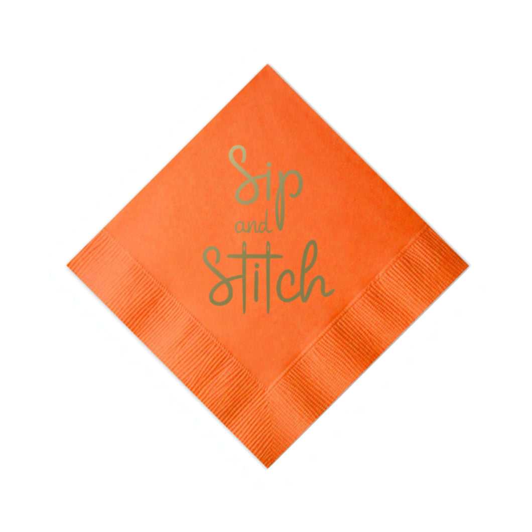 Sip & Stitch - Orange