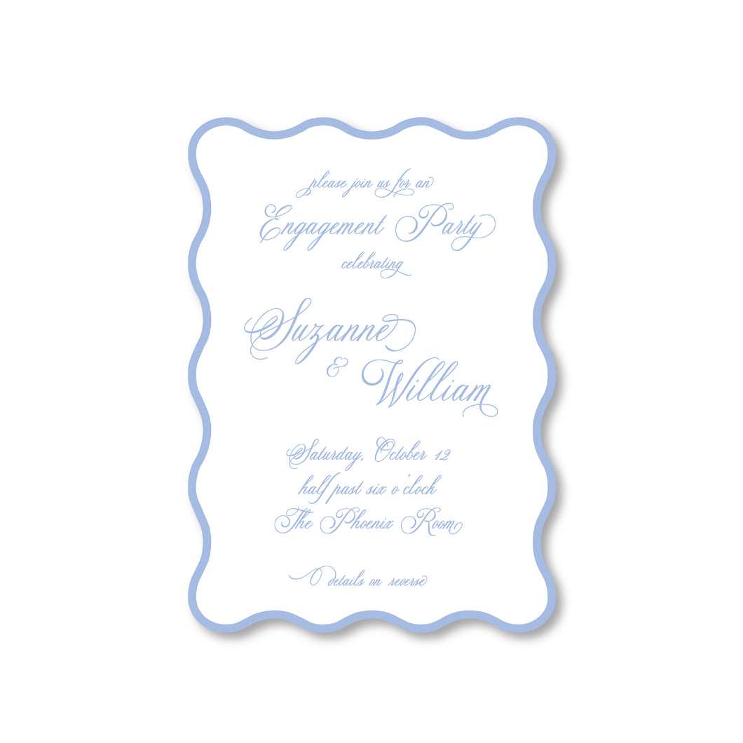 Wave Border Invitations – Wallace & Company