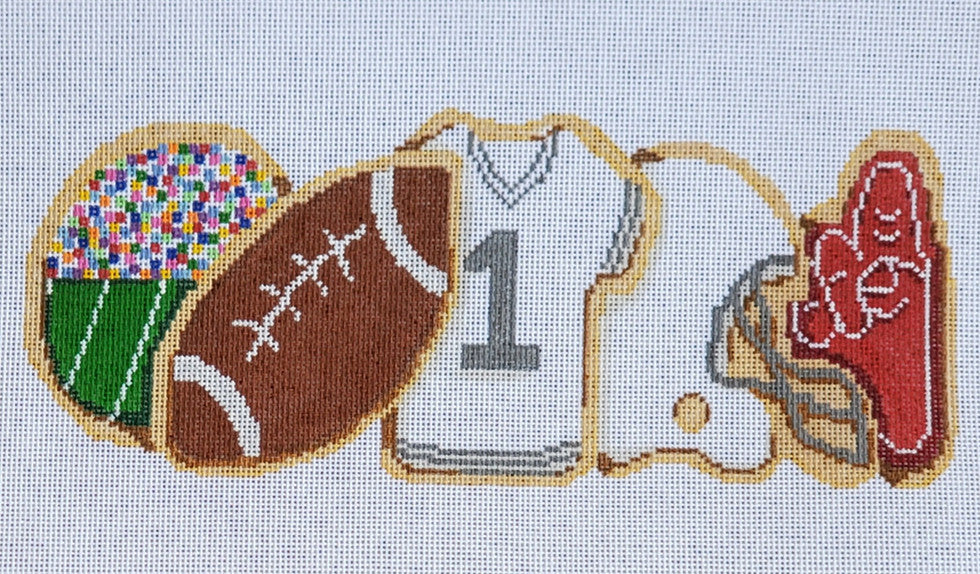 Football Cookie Row