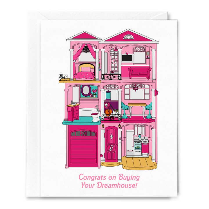 Barbie Dream New Home Card