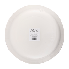 Load image into Gallery viewer, Chambray Gingham Paper Plates
