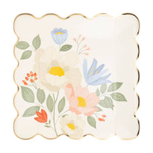 Load image into Gallery viewer, Floral Corner Plates
