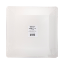 Load image into Gallery viewer, Square Red Star Paper Plates
