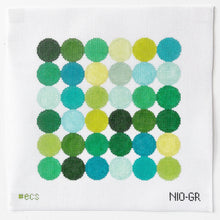 Load image into Gallery viewer, Green Sampler Pillow
