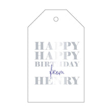 Load image into Gallery viewer, Gift Tag - Birthday 12
