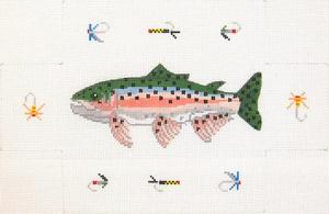 Trout Brick Cover Canvas