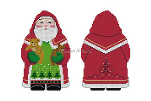 Tree Coat Santa 2-sided Canvas