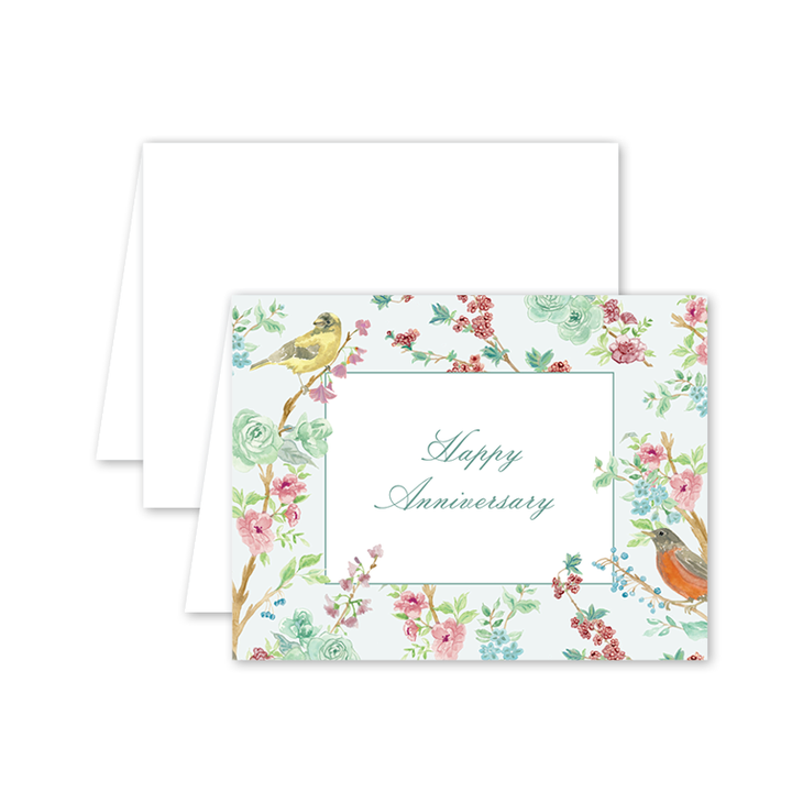 Summer Birds Anniversary Card