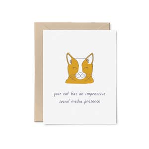 Cat Social Media Card