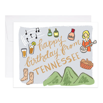 Tennessee Birthday Card