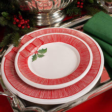 Load image into Gallery viewer, Ribbon Holly Salad Plates
