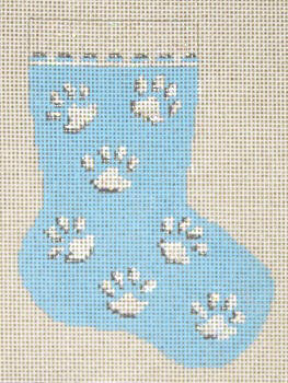 Blue Paw Print