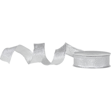 Load image into Gallery viewer, Metallic Glitter Wired Ribbon
