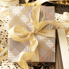 Load image into Gallery viewer, Metallic Glitter Wired Ribbon
