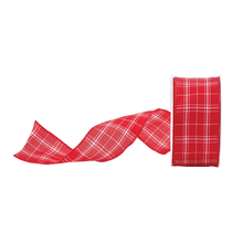 Load image into Gallery viewer, Perfectly Plaid Wired Ribbon
