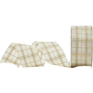 Perfectly Plaid Wired Ribbon