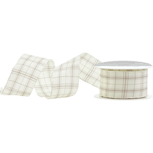 Load image into Gallery viewer, Perfectly Plaid Wired Ribbon
