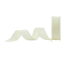 Load image into Gallery viewer, Linen Wired Ribbon
