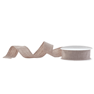 Linen Wired Ribbon