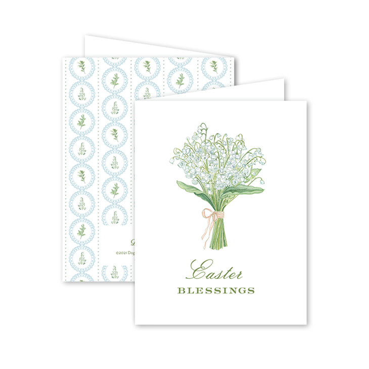 Lily of the Valley Easter Card