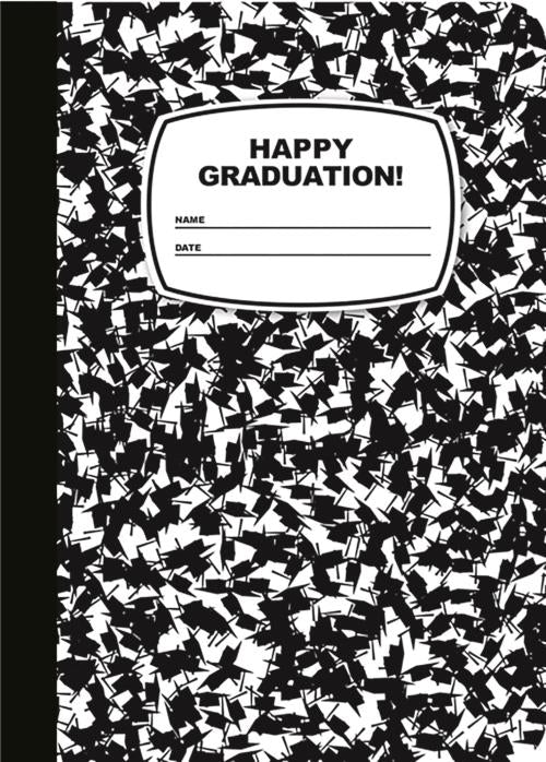 Congrats on Composition Book Card