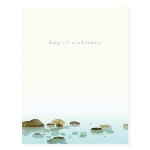 River Stones Sympathy Card
