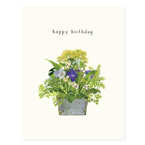 Flowers & Ferns Card