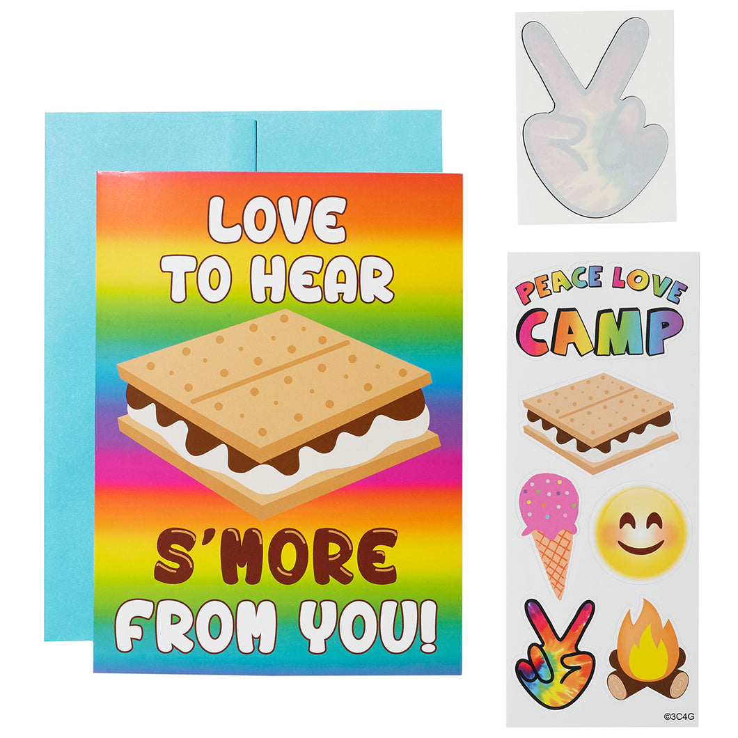 S'mores Camp Card