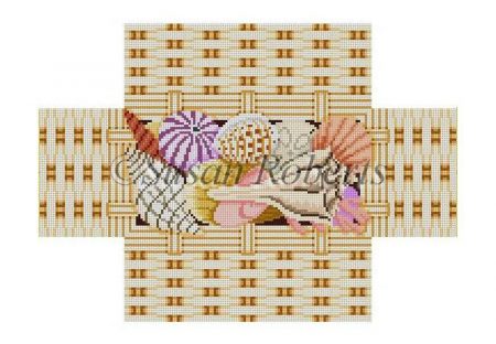 Seashell Basket Brick Cover