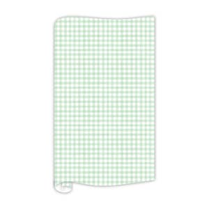 Mint Gingham Gift Wrap