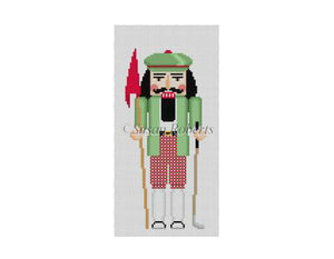 Golfer Nutcracker Canvas