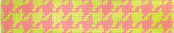 Houndstooth Key Fob Canvas