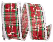 Load image into Gallery viewer, Plaid Wired Ribbon

